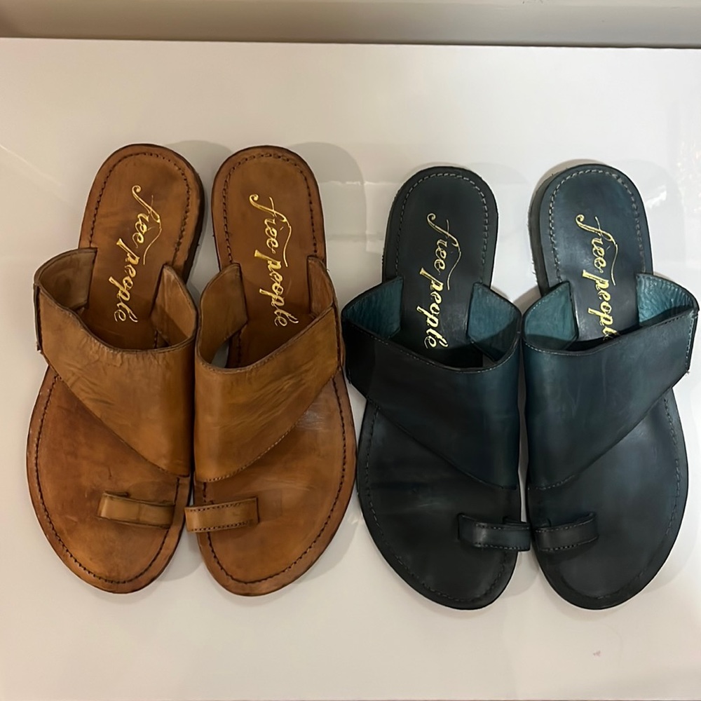 Free people leather sandal set